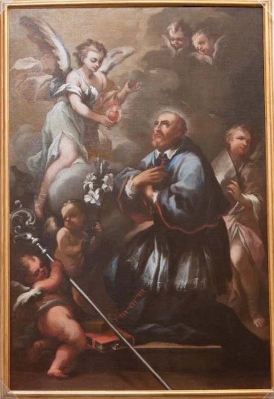 Estasi di San Francesco di Sales - beweb, attribuito